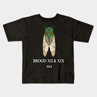 Cicada Brood XIII & XIX 2024 Kids T-Shirt